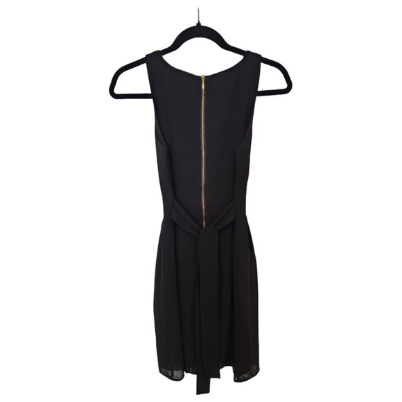 Cross over front little black dress (LBD) Size XS - Picture 4 of 5